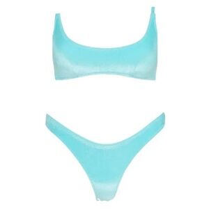 Triangl Blue Velvet Bikini Set